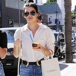 B-LOW THE BELT BRI BRI VELVET HIP BELT IN BLACK/ SILVER SZ SMALL CELEBRITY